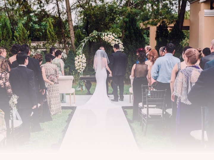 Your ceremony in our gardens.