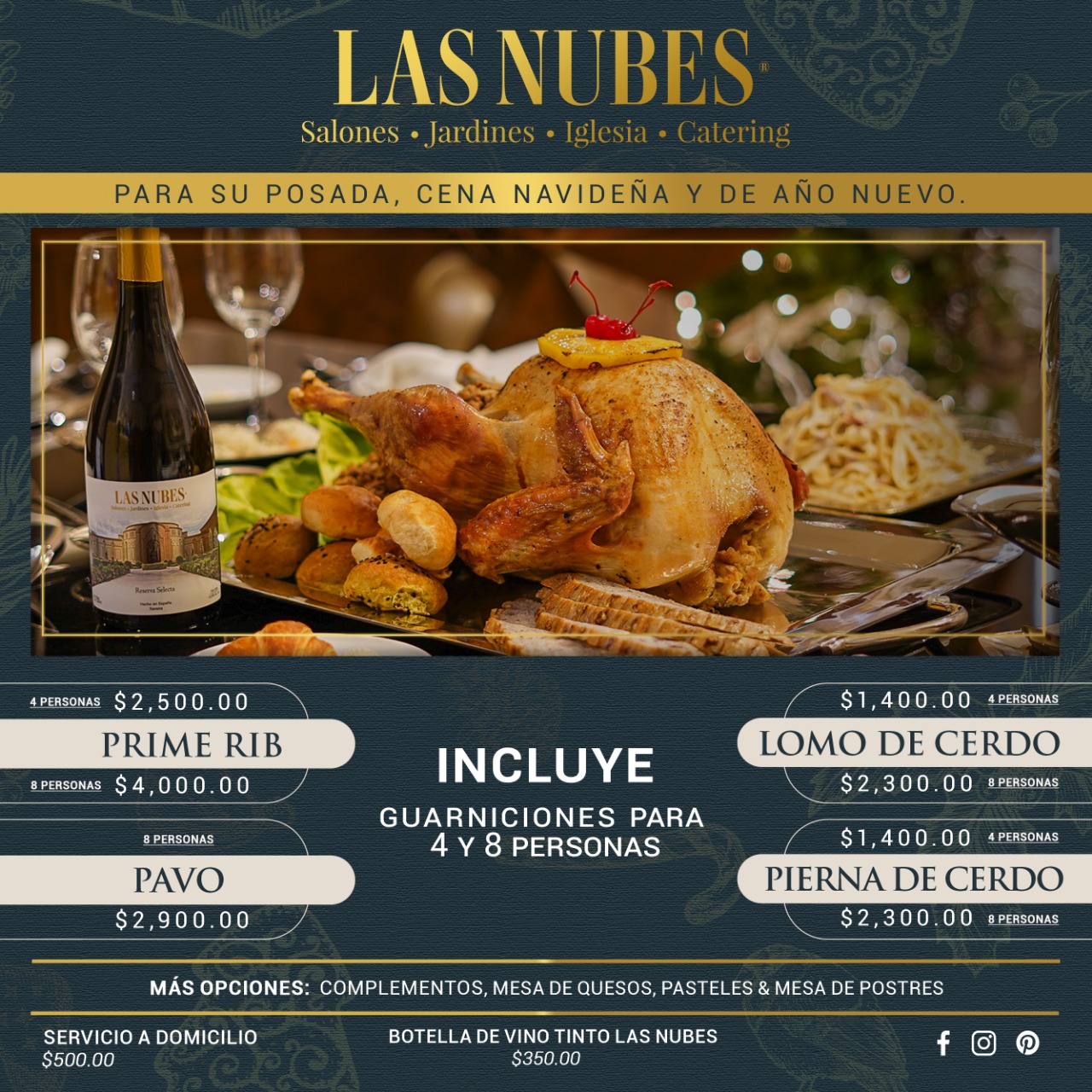 Tu Cena de Año Nuevo CATERING NUBES